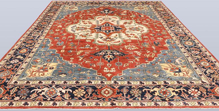 A Ziegler Heriz design carpet, 372 x 274 cm.