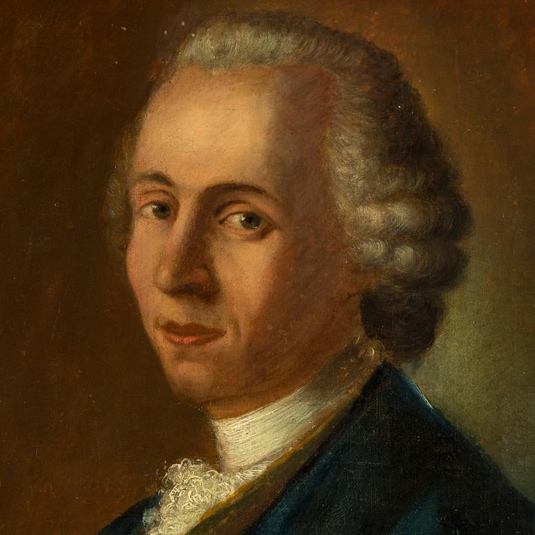 ANDERS BERGIUS, attributed, oil on canvas mounted on board, a pair.