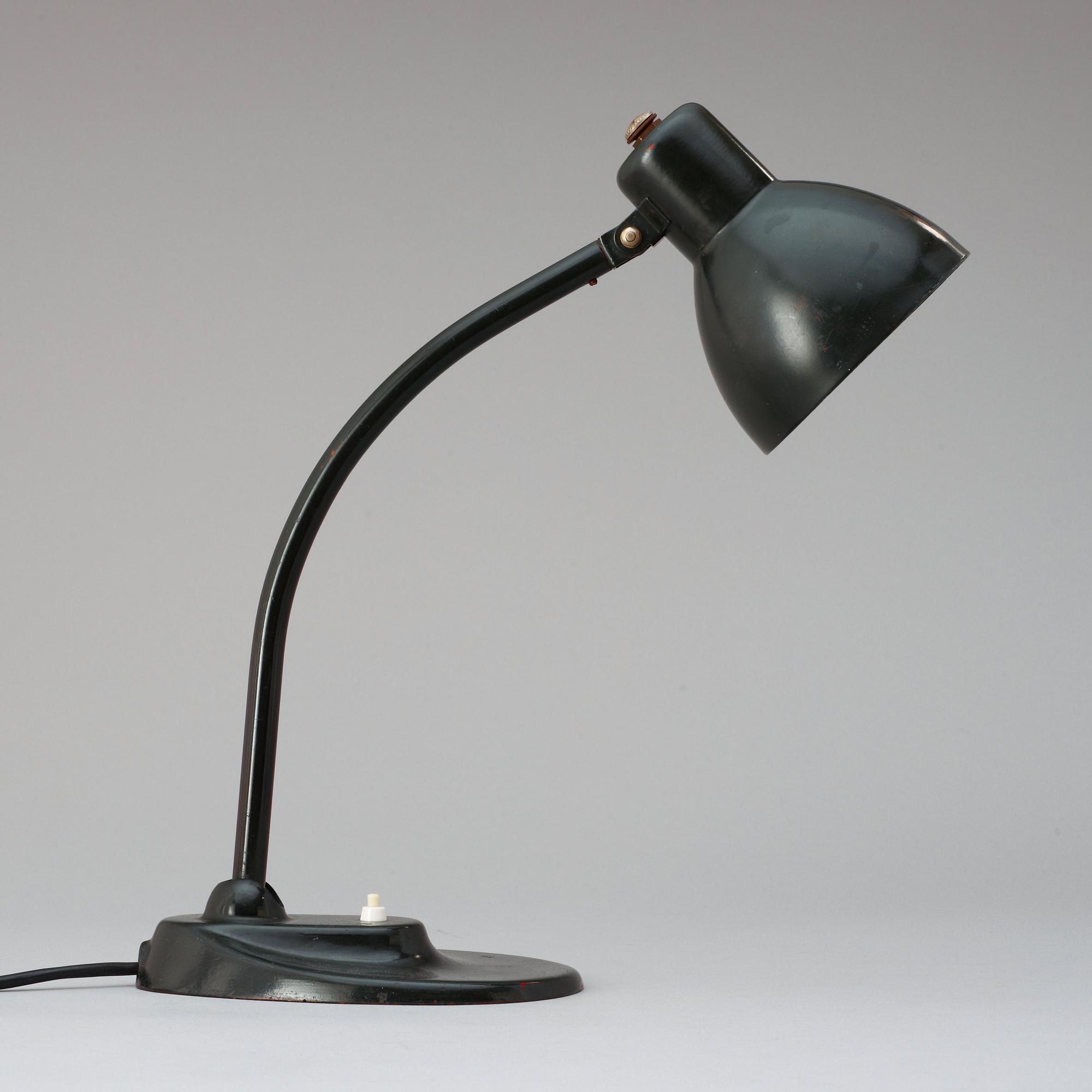MARIANNE BRANDT & HIN BREDENDIECK, skrivbordslampa, Kandem, Tyskland ca 1927, modell nr 756.