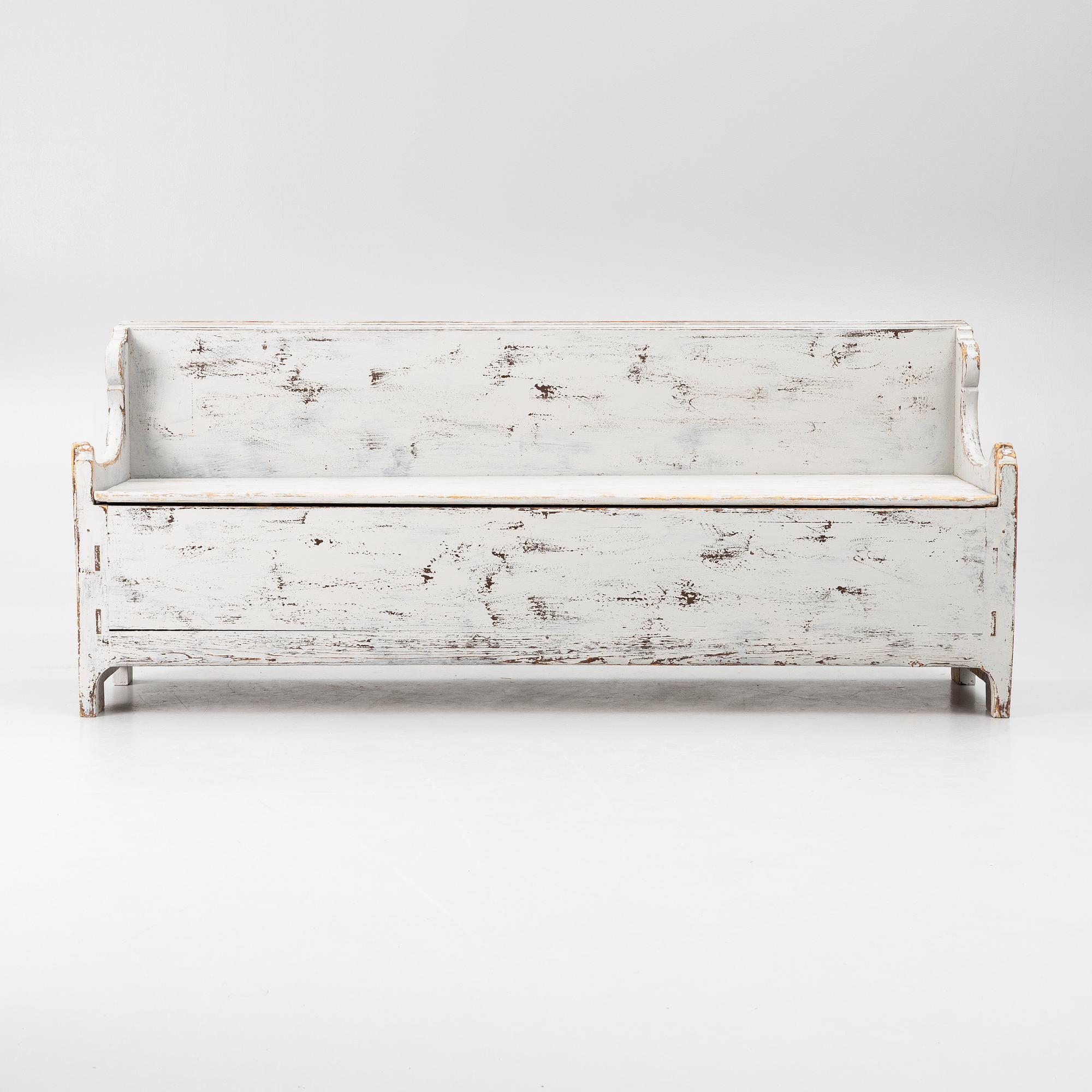 Fållbänk, allmoge, 1800-tal.