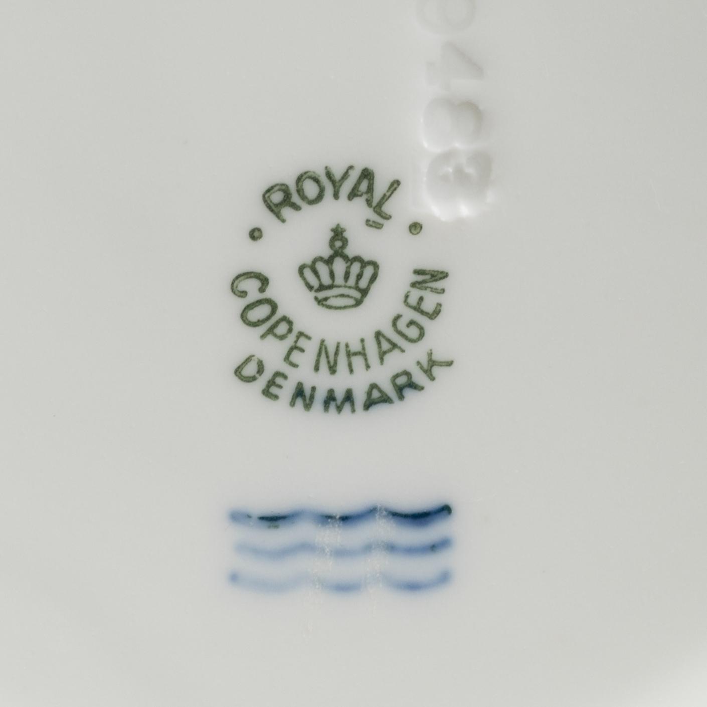 KAFFESERVIS, 27 delar Royal Copenhagen porslin 1900-talet andra hälft.