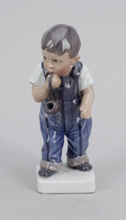 FIGURINER, 3 st, porslin, Dahl Jensen, Dankmark.