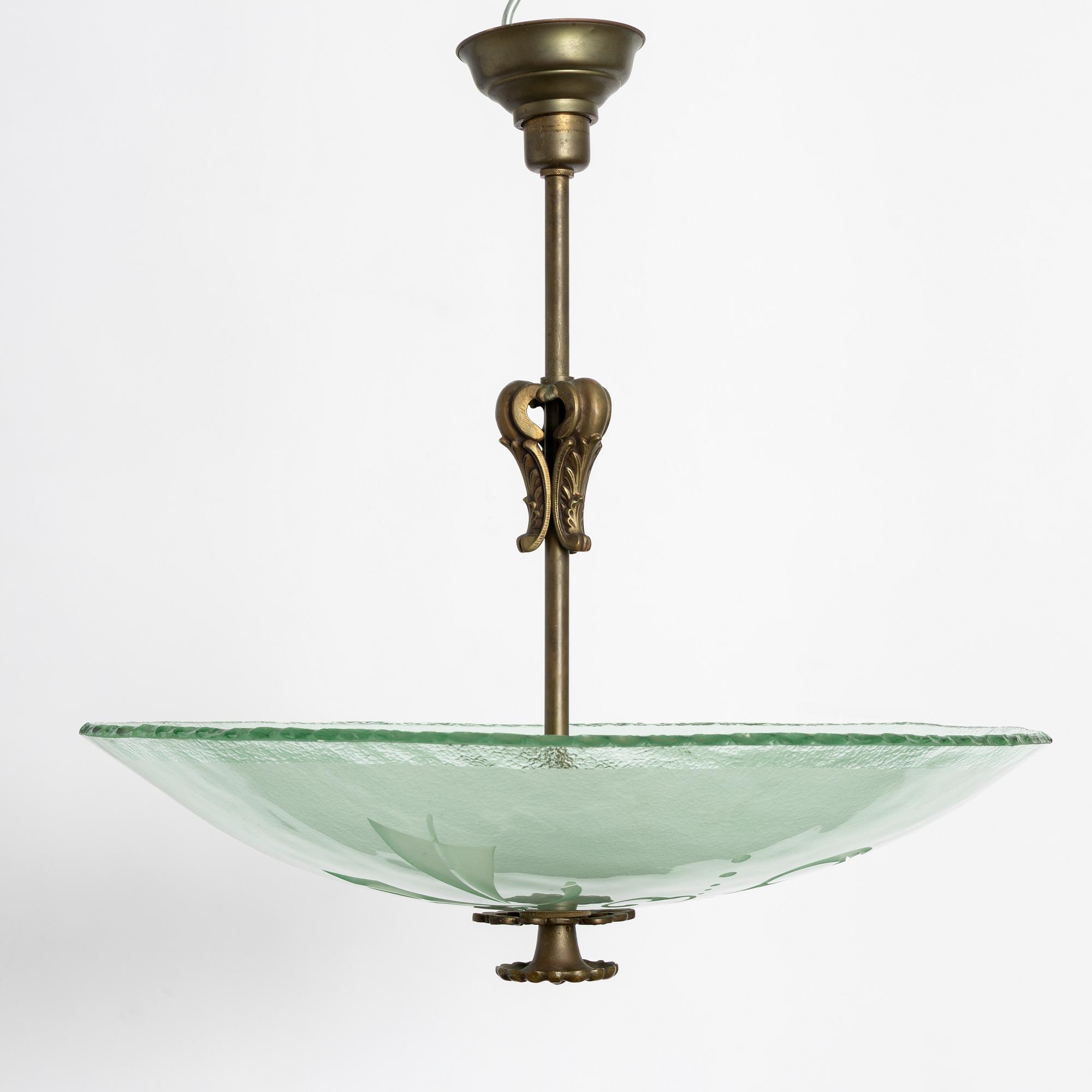 Ceiling lamp, first half of the 20th century.