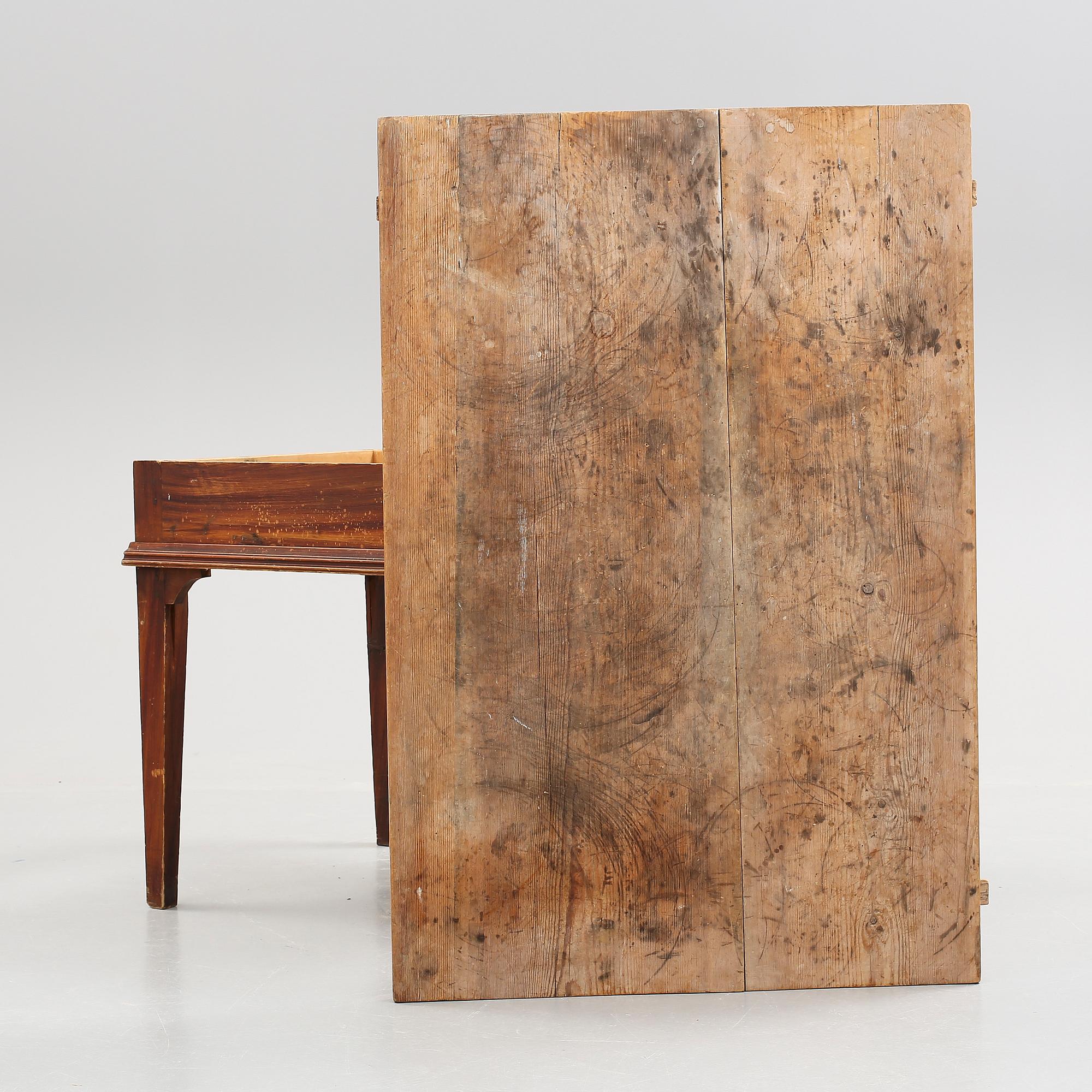 SKRIVBORD, allmoge, Gustavianskt, omkring 1800.