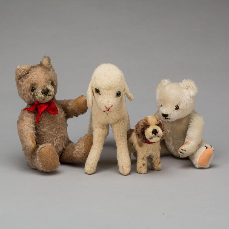 MJUKDUR, Steiff, 4st. 1900-tal.