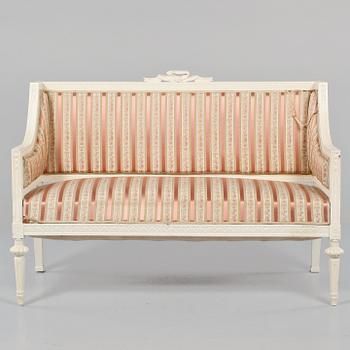SOFFA, gustaviansk stil, 1800-tal.