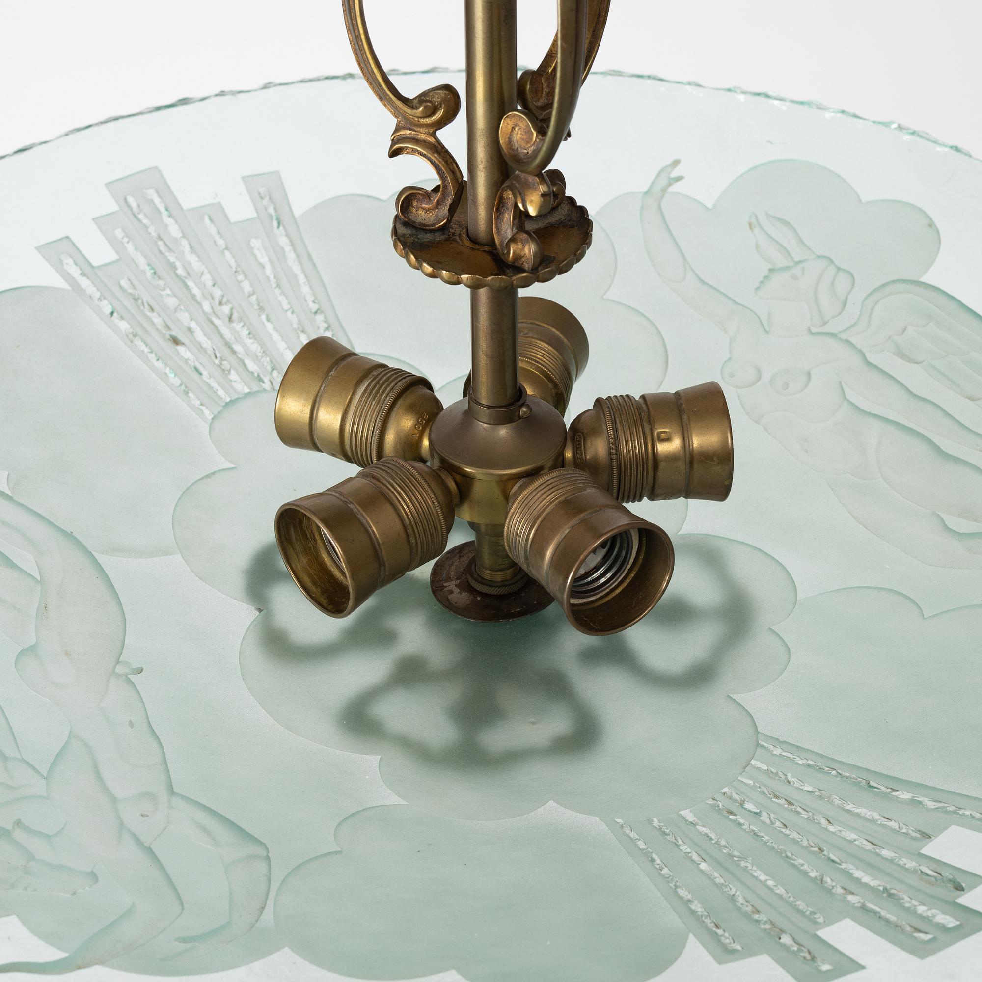 Plafondlampa, Sverige, 1920/30-tal.