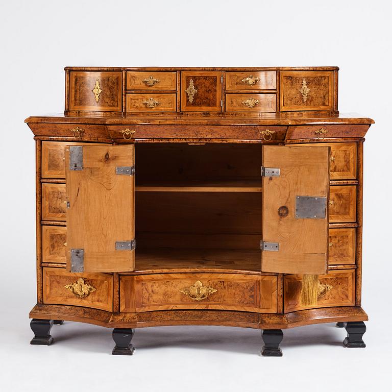 Byrå, Sverige, Fredrik I:s tid, 1700-talets första hälft, Senbarock.