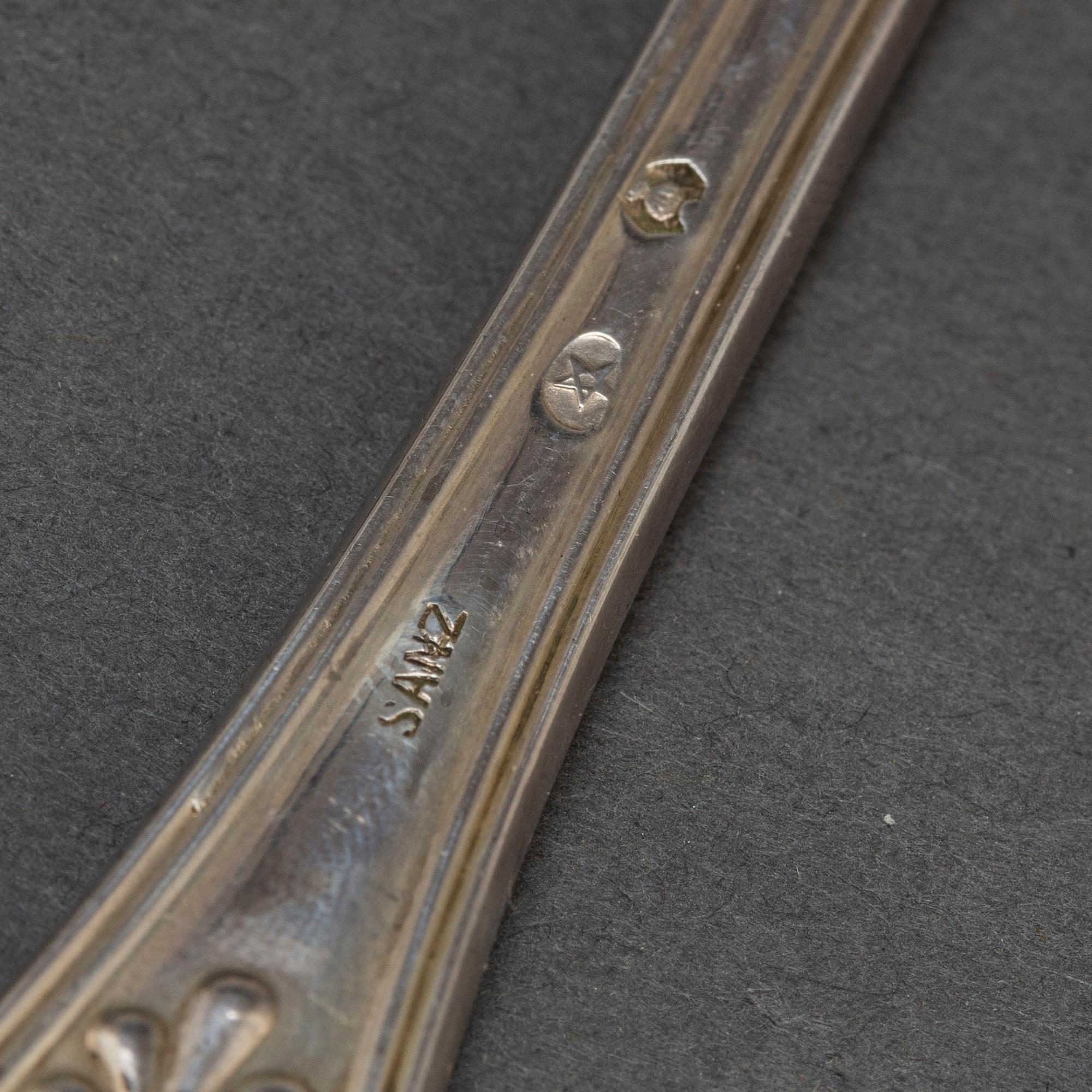 211 psc silver cutlery, Spain, 20th century.