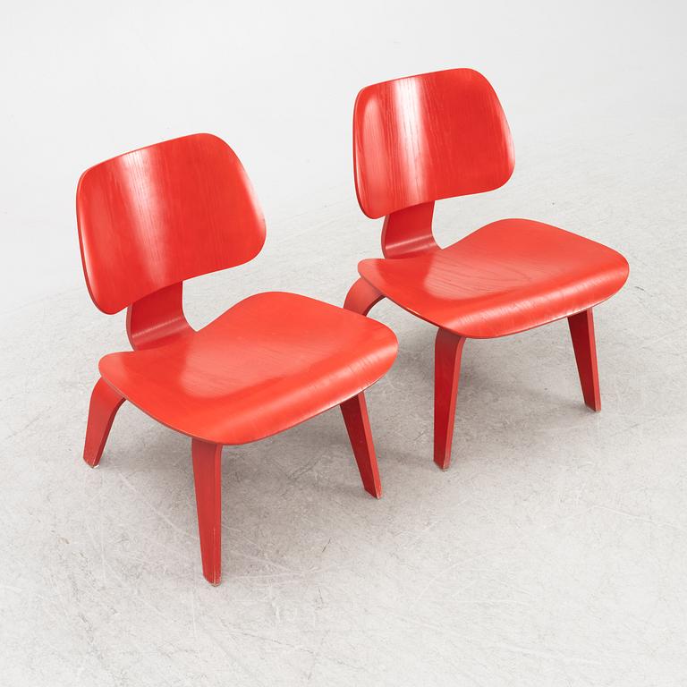 Charles & Ray Eames, a pair, "LCW", Vitra, 2003.