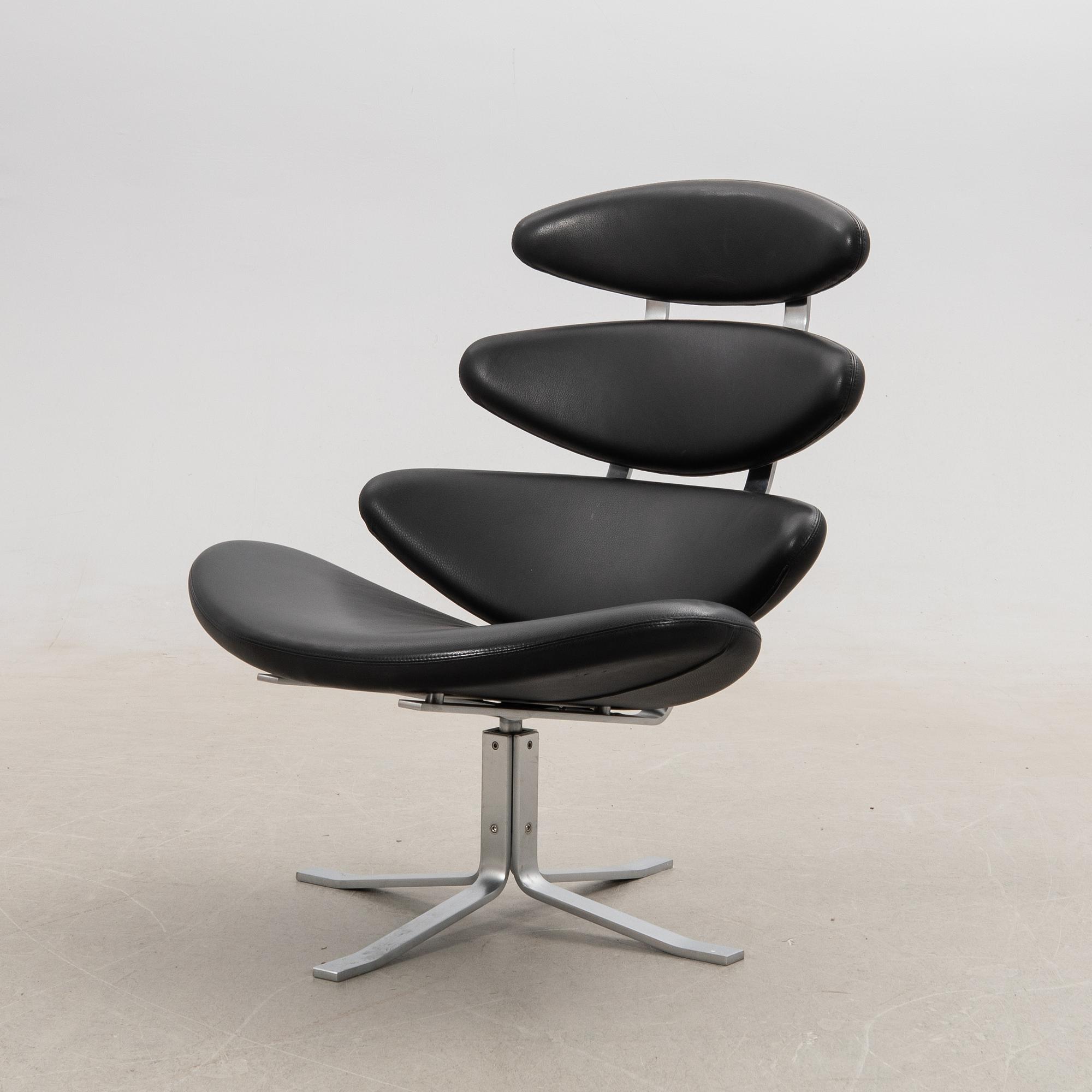 Poul Volther, armchair "Corona EJ 5" for Erik Jørgensen/Fredericia Furniture, Denmark 21st century.