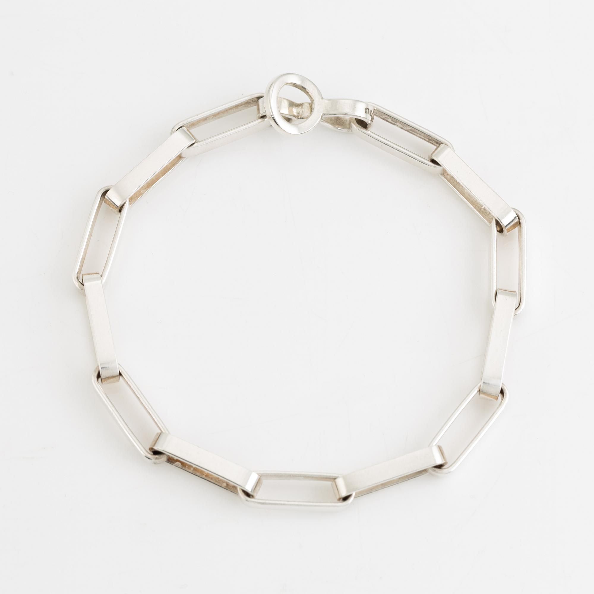 Karl-Ingemar Johansson, armband, silver.