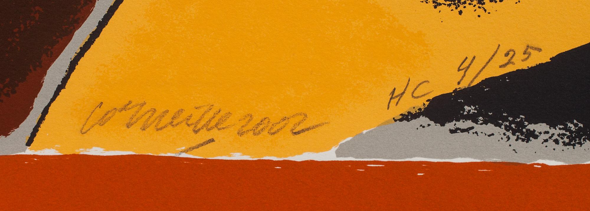 BEVERLOO CORNEILLE, färgserigrafi, signerad, numrerad HC 4/25 och daterad 2002.