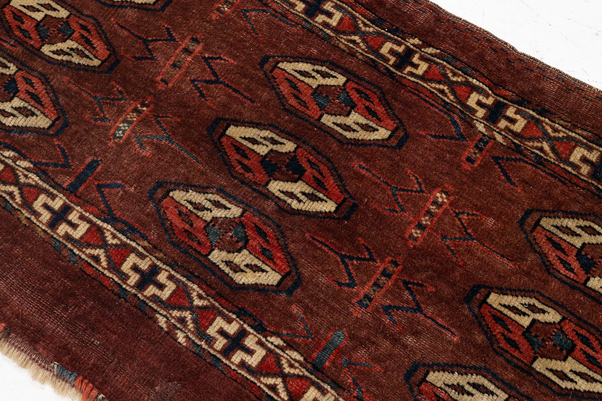 An antique Yomud Torba, West Turkmenistan, c. 86 x 44 cm.