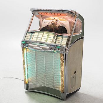 Jukebox, Wurlitzer modell 2100,  Rudolph Wurlitzer Company, North Tonawanda, New York, USA, 1957.
