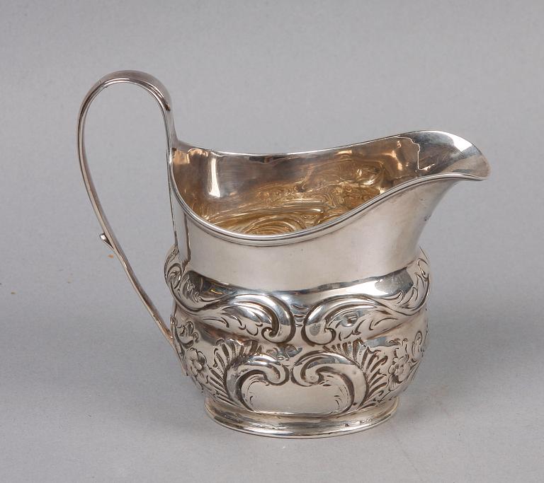 GRÄDDKANNA, silver, London 1803.