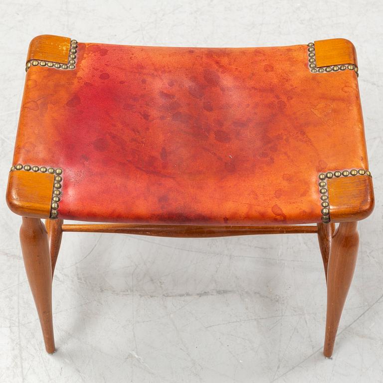 Josef Frank, a model 967 stool, Firma Svenskt Tenn.