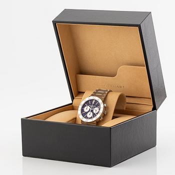 Bulgari, chronograph, wristwatch, 38 mm.