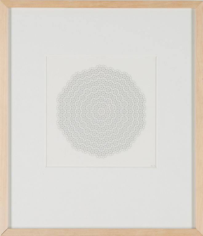 BERNARD KIRSCHENBAUM, "Untitled", print on paper, signed and dated -93.