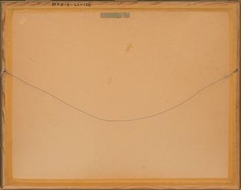 OSKAR BERGMAN, akvarell, signerad och daterad 24 augusti 1924.