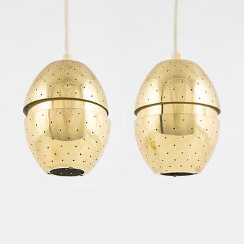 Hans-Agne Jakobsson, a pair of window/ceiling lamps, "Florina T790", Markaryd, Sweden.