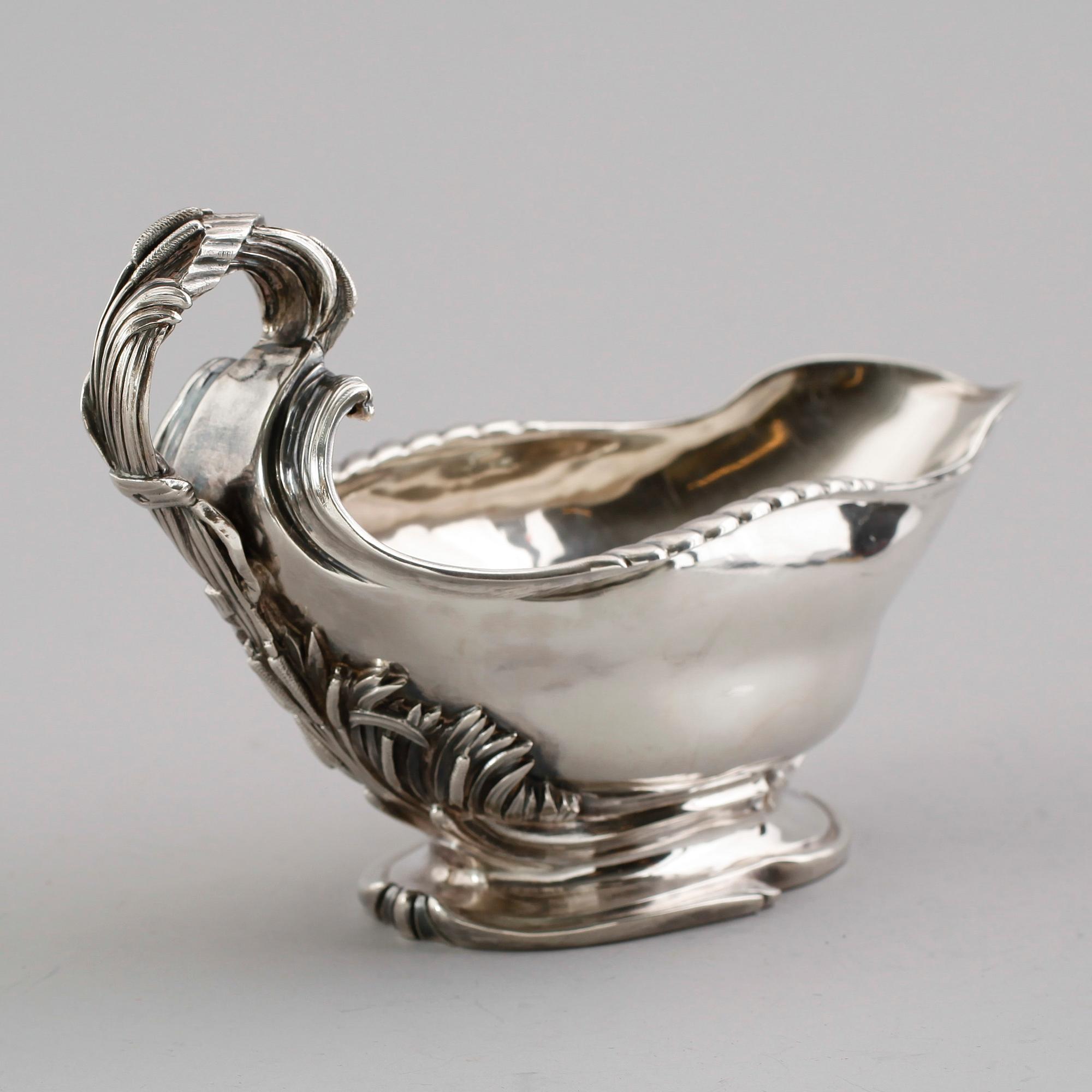 SÅSKANNA, silver, Frankrike, 1800-tal. Vikt ca 543 gram.