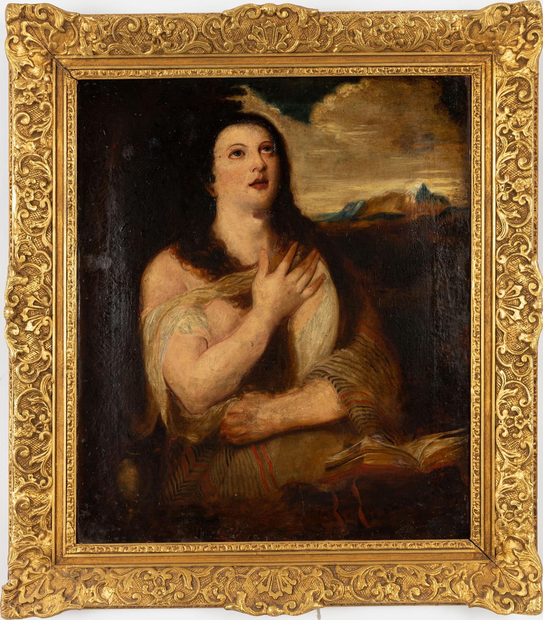 Italiensk skola, 1800-tal, Den botfärdiga Magdalena.