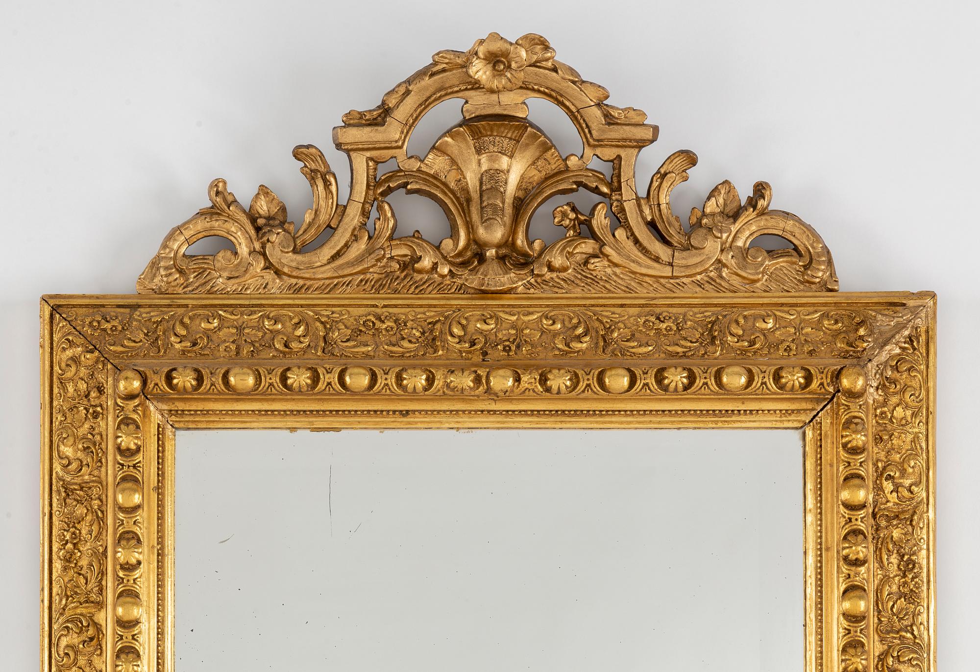A late 19th century mirror.