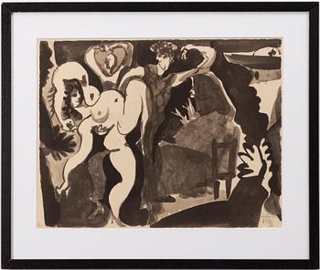 Pablo Picasso, efter, pochoir, signerad i trycket och numrerad 261/500.