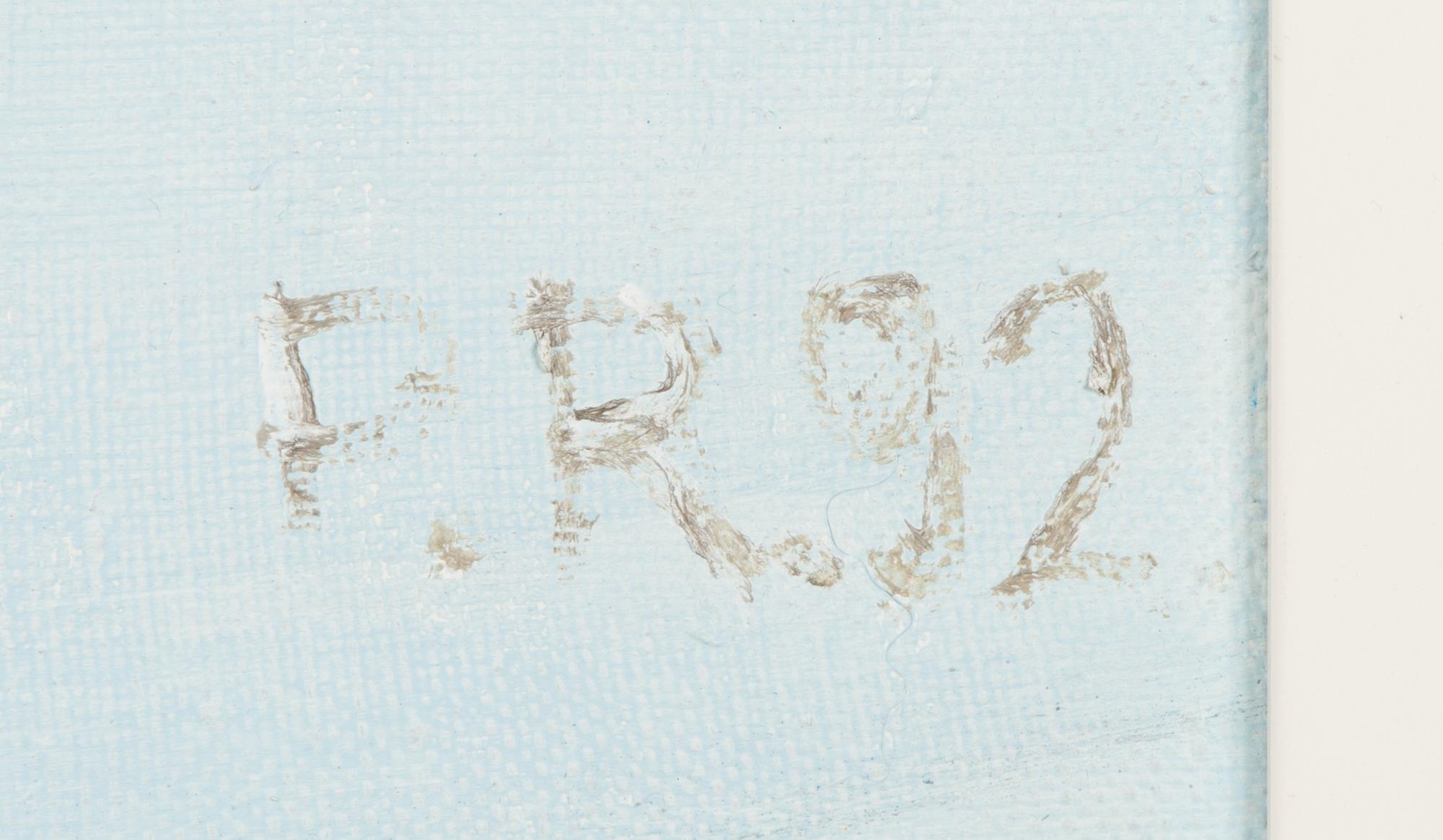 Piret Rohusaar, oil on canvas, signed and dated -92.