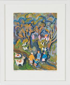 JÖRAN NYBERG, two lithographs in colours, signed and numbered 1/320 and 184/320.