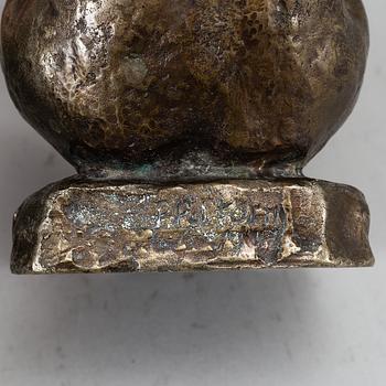 PER PALLE STORM, skulptur, brons, signerad och daterad 1944?.