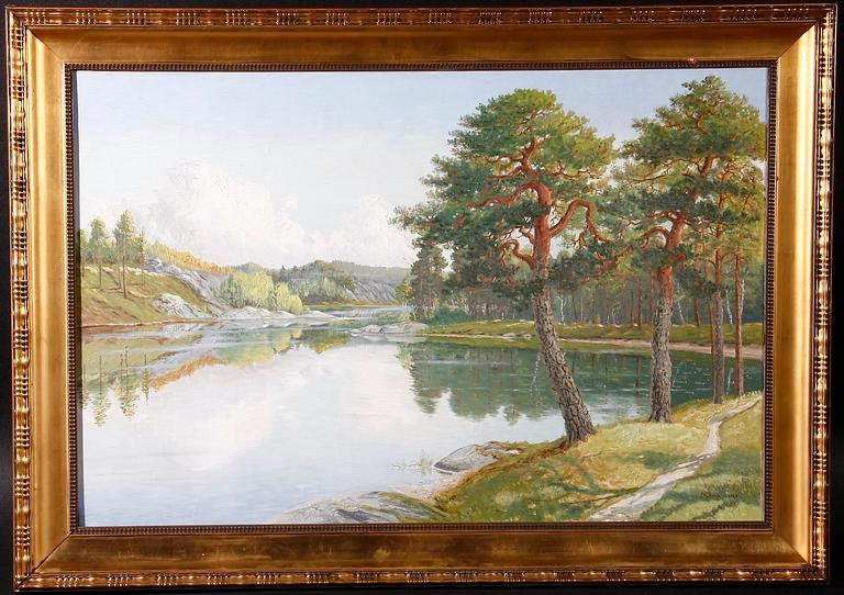 IVAR NYBERG, olja på duk, sign o dat. 1923.