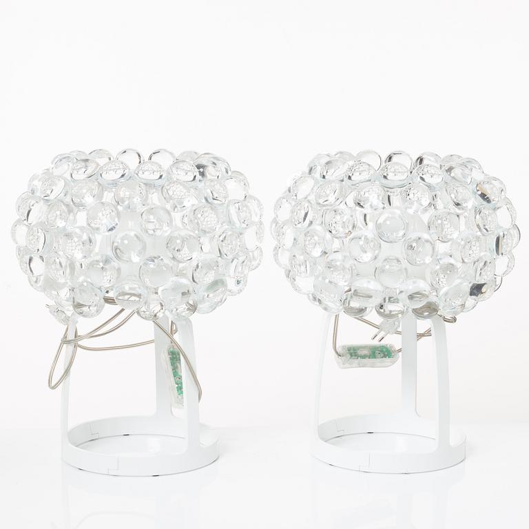 Patricia Urquiola & Eliana Gerotto, bordslampor, ett par, "Caboche Piccola", Foscarini, Italien, efter 2005.