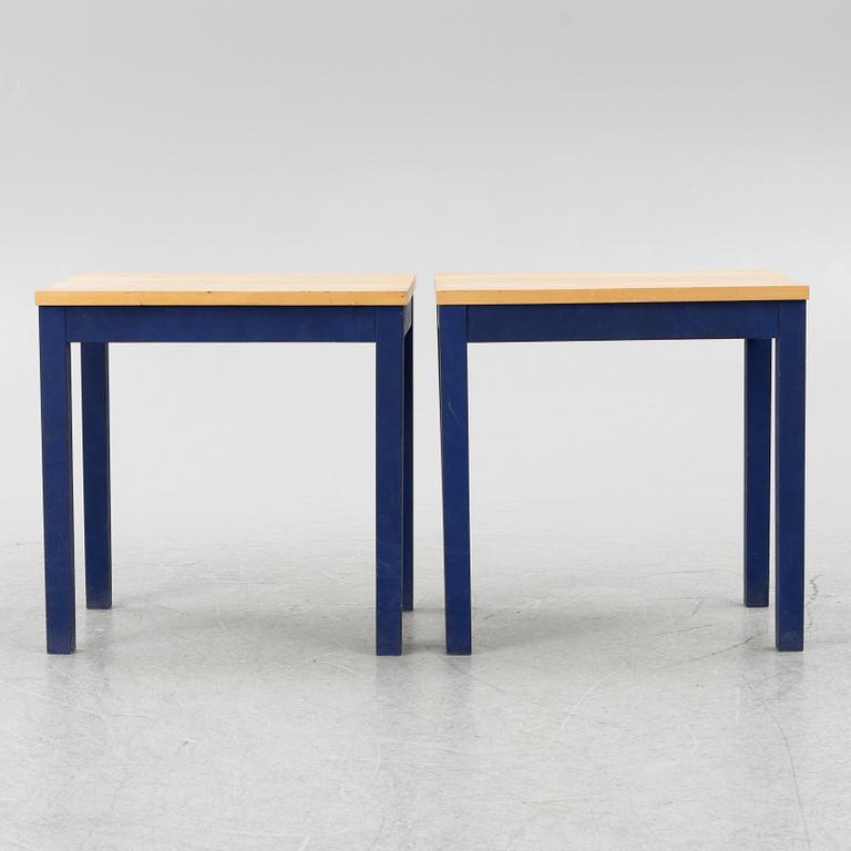 Nirvan Richter, A pair of side tables, Norrgavel.