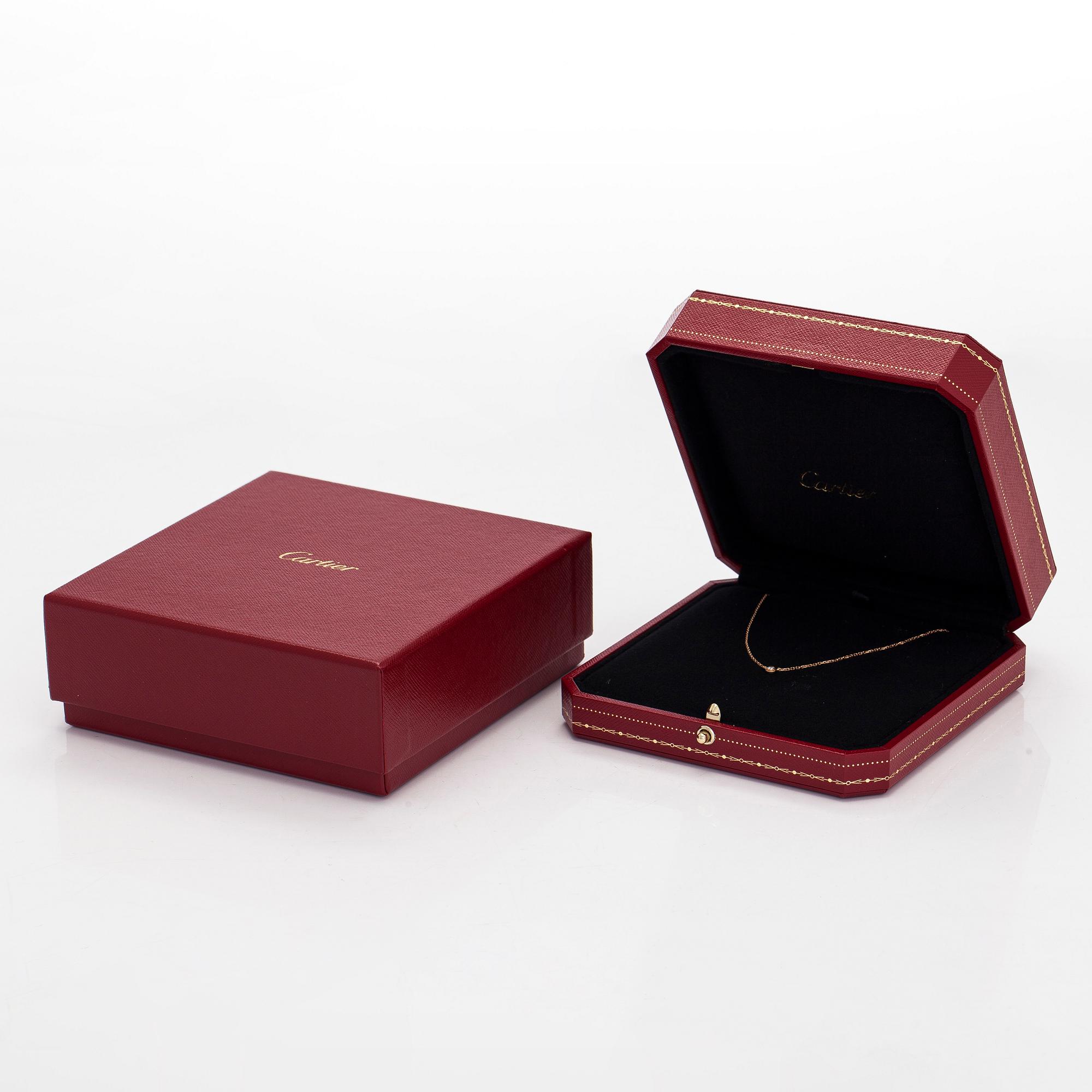 Cartier, kaulakoru, "d'Amour", 18K kultaa, briljanttihiottu timantti n. 0.04 ct.