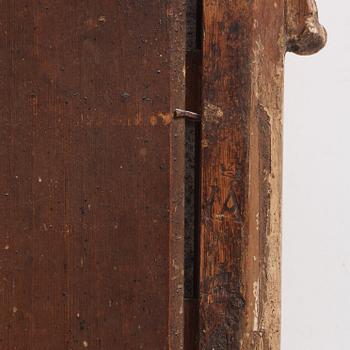 A Gustavian mirror by J Åkerblad (master in Stockholm 1758-1799), 1770s.