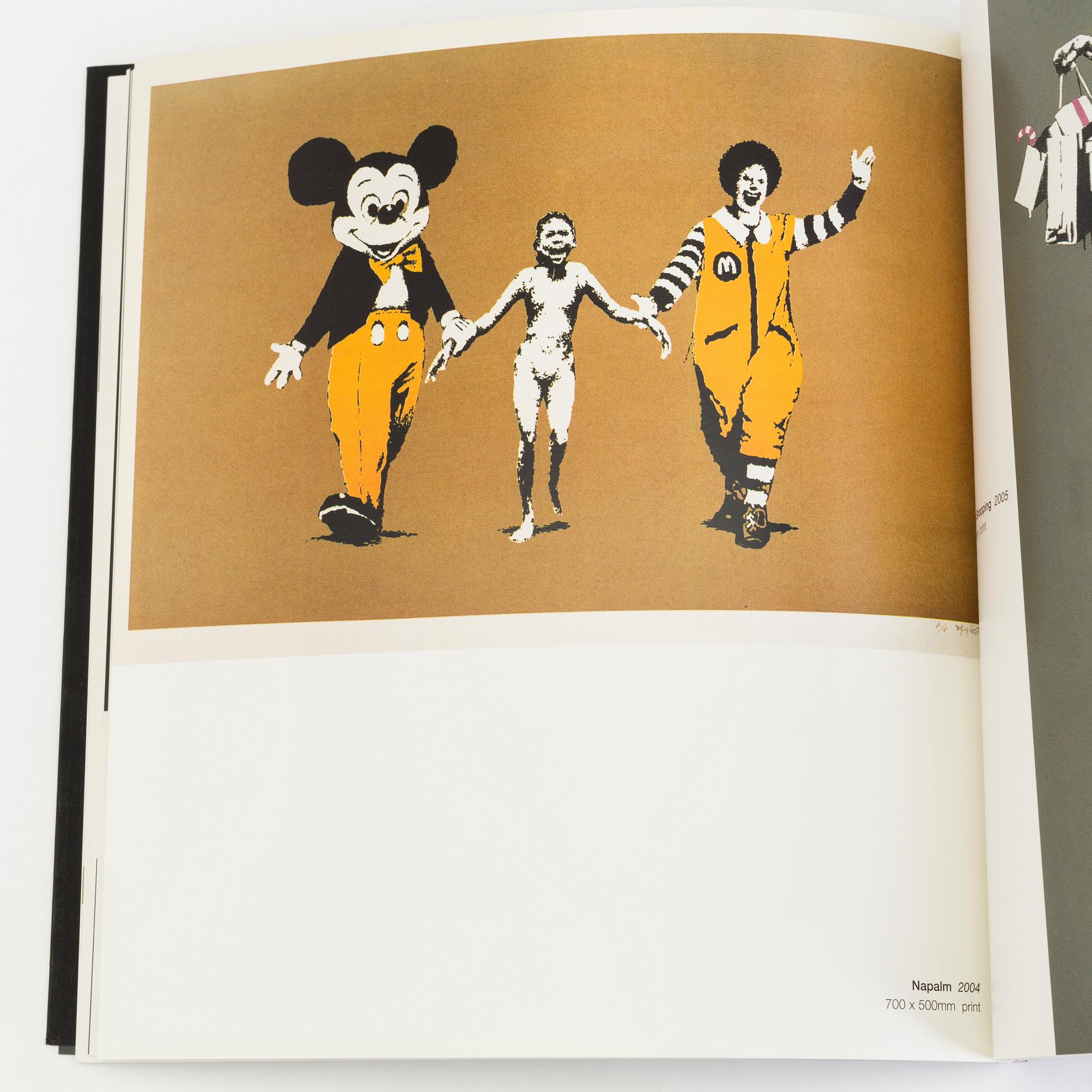 BANKSY, after, N.Y.C show, 2007. catalogue and preview invite, de-luxe, ed 100, offset, Vanina Holasek Gallery.