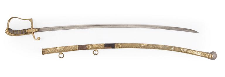 SABEL, Sverige, m/1824, för officer.