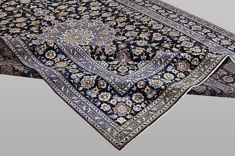 A carpet, Keshan, ca 420 x 296 cm.