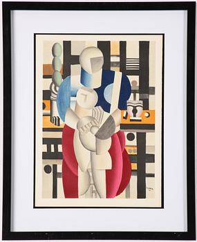 Fernand Léger, "La femme et lénfant".