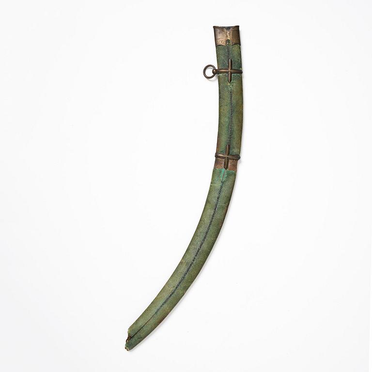 A 17th century watered-steel Shamshir, by Asadullah Isfahani, Safavid dynasty,