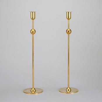 A pair of candlesticks, 'Kulan' by Estrid Ericson for Svensk Tenn.