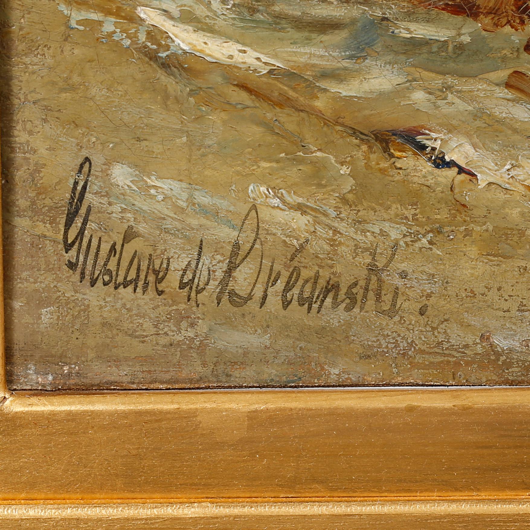 GUSTAVE DE BREANSKI, oil on canvas, signed.