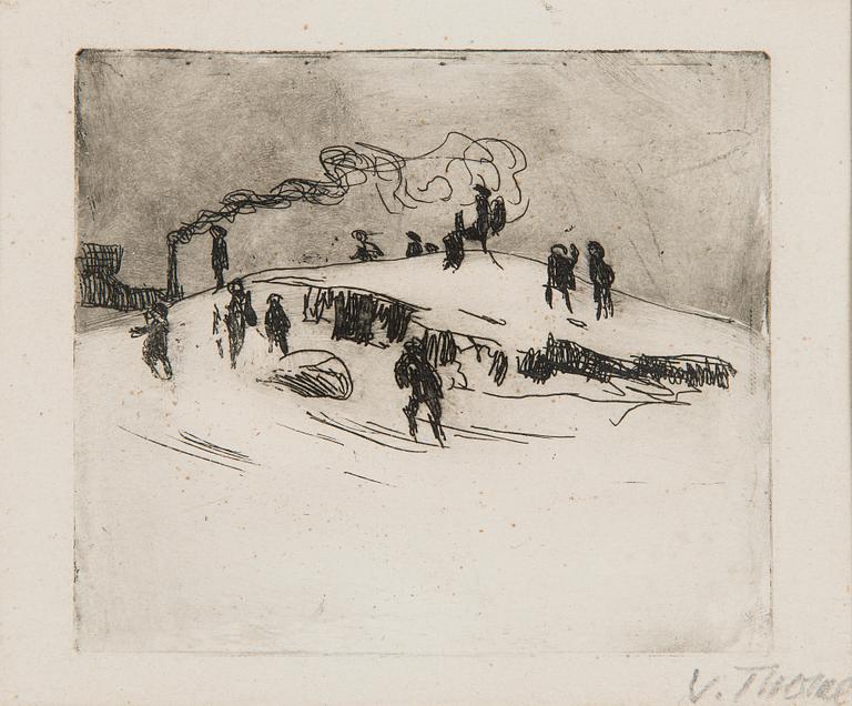 Verner Thomé, Etsaukset, 2 kpl.