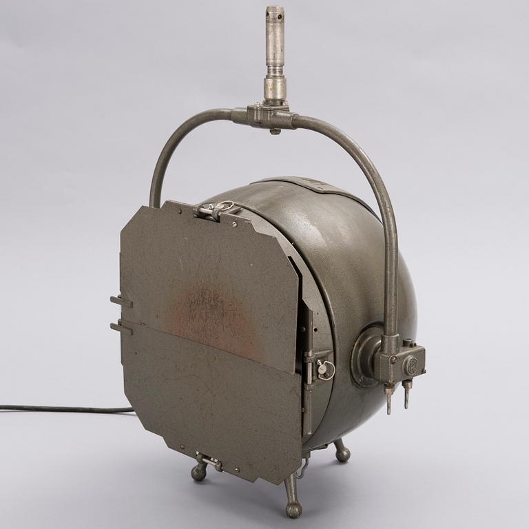 A Mole-Richardson "Sputnik" studio light, 1950s.