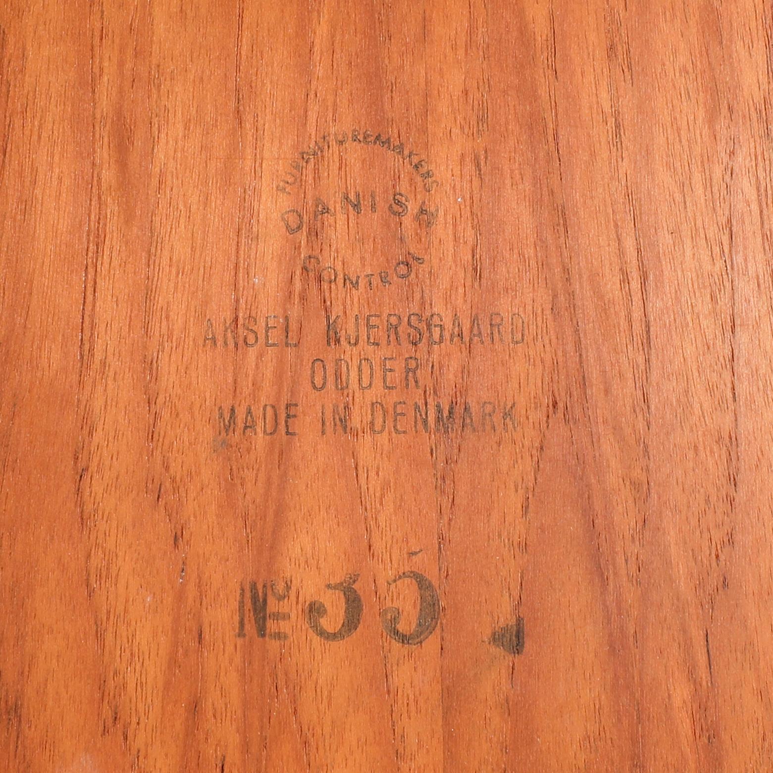 Kai Kristiansen, hallmöbel 2 dlr för Aksel Kjersgaard Odder Danmark 1960-tal.