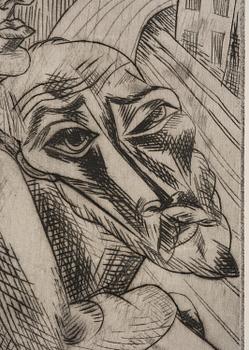 Conrad Felixmüller, "Freunde".