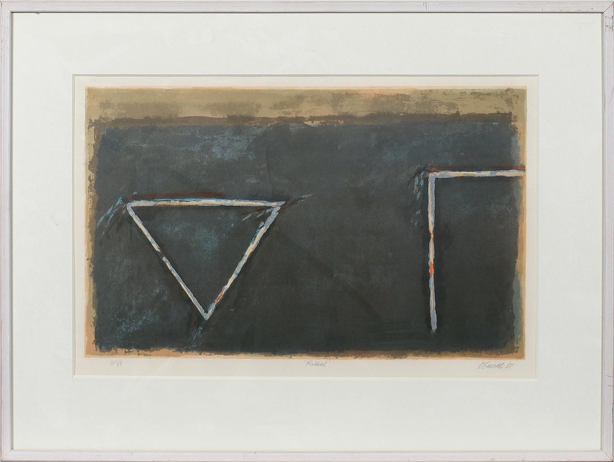 ANTHONY O´CARROLL, färglitografier, 2 st. Sign och dat -80 resp -81.