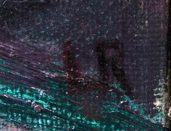 LILLEMOR RUDOLF-HALL, olja på duk, monogramsign.